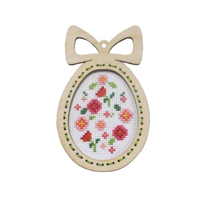 Huevo de Pascua - Flores de primavera