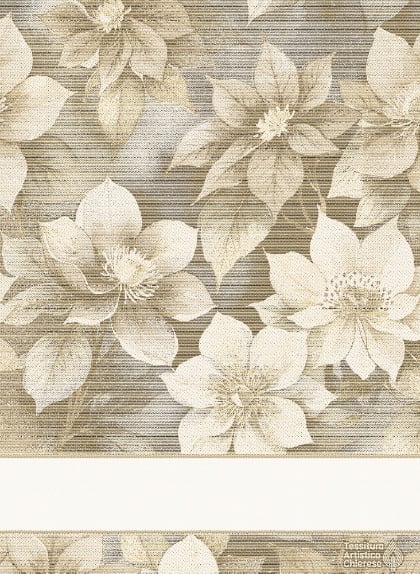 Trapo de cocina - Fiori di Natale - Dorado-Ecru Lurex
