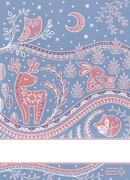 Trapo de cocina - Incanto - Azul-Rojo