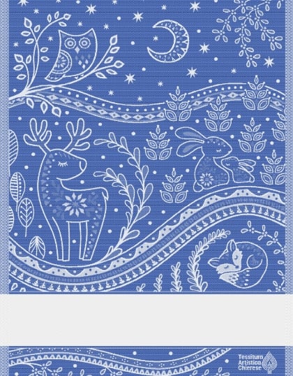 Trapo de cocina - Incanto - Azul Lurex