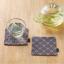 Par de posavasos Sashiko - Marrón