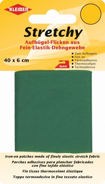 Tela elástica termoadhesiva - Verde
