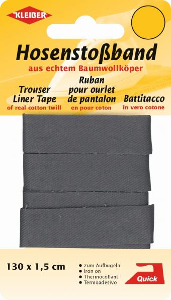 Cinta de agarre para el talón de los pantalones - Gris oscuro
