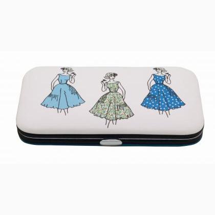 Kit de costura “Tres damas” - Navy