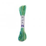 Hilo para Sashiko Verde multicolor