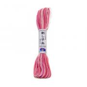 Hilo para Sashiko Rosa multicolor