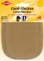 Parches de pana beige