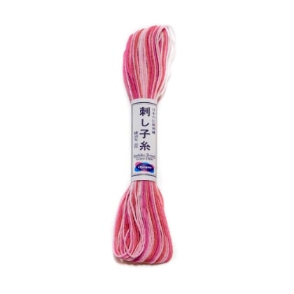 Hilo para Sashiko Rosa multicolor