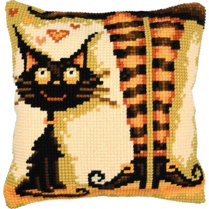 Cojín - El Gato Ama a su Bruja