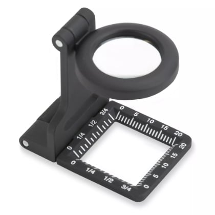 Lupa plegable de 6,5 aumentos Metal LinenTest™