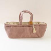 Mini bolsa de lona encerada - Rosa