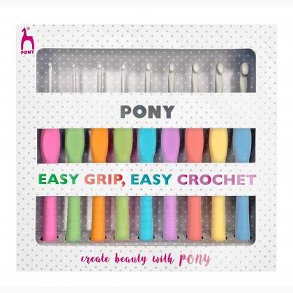 Juego de agujas de crochet de fácil agarre Easy Grip