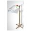 Soporte de bordado de madera ajustable con base