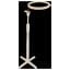 Soporte de bordado de madera ajustable con base