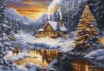 Winter Evening in the Mountains - Medio Punto