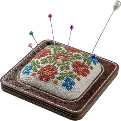 Pincushion - Adorno floral