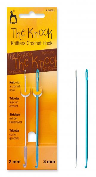 Agujas de crochet Knooking - 2 y 3 mm