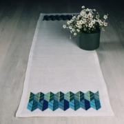 Camino de mesa - Blue leavel