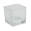 Cubo de vidrio para velas y mini decoraciones - Pequeño