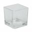 Cubo de vidrio para velas y mini decoraciones - Grande
