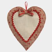 Decoración de puertas - Corazón de Navidad