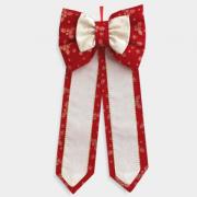 Decoración de puertas - Escama de Navidad rojo