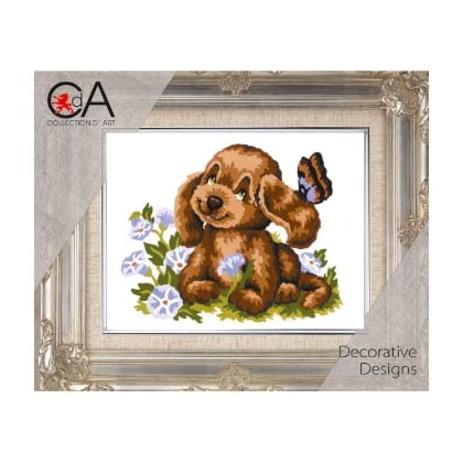 Puppy and Butterfly
