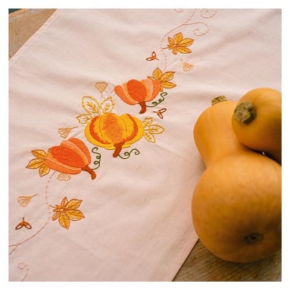 Camino de mesa - Calabazas de otoño