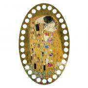 Porta-hilados - El beso (Oval)