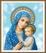 Nuestra Señora de Azul con el Santo Niño