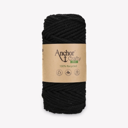 Anchor Crafty Fine - Negro 00120