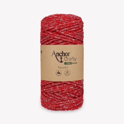 Anchor Crafty Fine Metallic - Rojo 00503