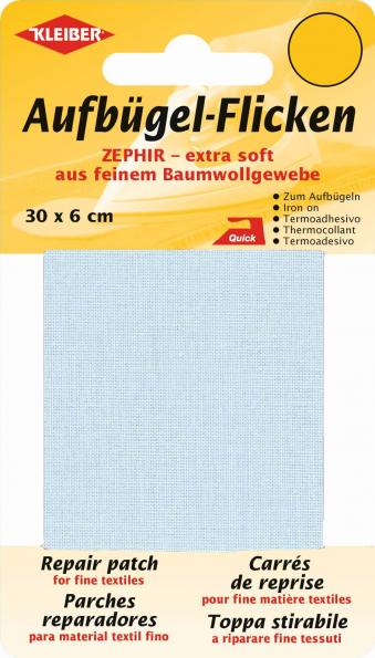 Parche termoadhesivo Zephir - Azul claro