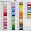 Tabla colores Cordoncillo - Algádon para encajes DMC (DMC 151-19