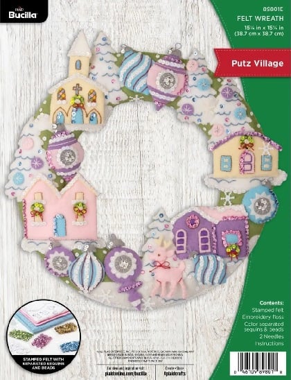 Kit de guirnalda de fieltro - Pueblo de Putz