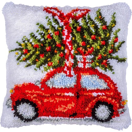 Cojin - Coche de Navidad