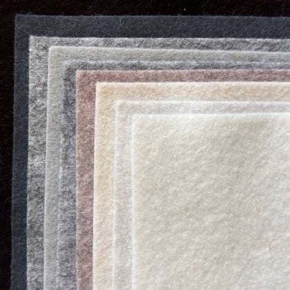 Fieltro pack Velours Nacre 15x15cm.