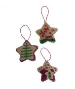 Kit de fieltro navideño - Estrellas