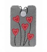 Juego de fieltro - Funda para smartphone Corazón