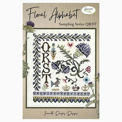 Floral Alphabet Sampling Series - QRST
