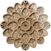 Caja organizadora de cuentas – Mandala floral 2