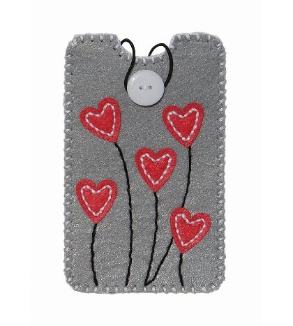 Juego de fieltro - Funda para smartphone Corazón