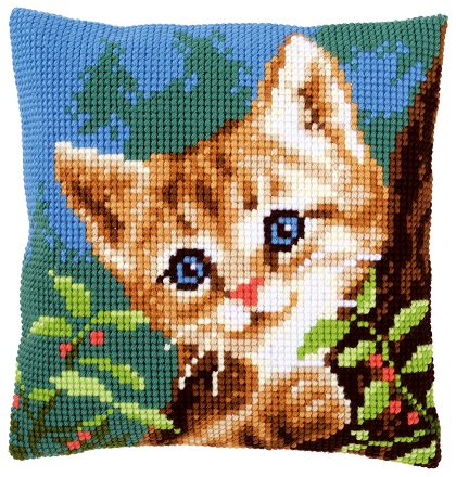 Cojín - Gato en un árbol