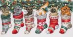 Lindos gatos navideños