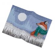 Funda para pasaporte - El zorro de invierno