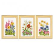 Miniaturas de Flores de campo - set de 3