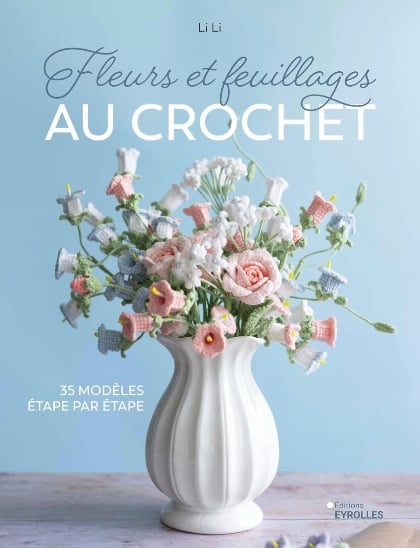 Fleurs et feuillages au crochet