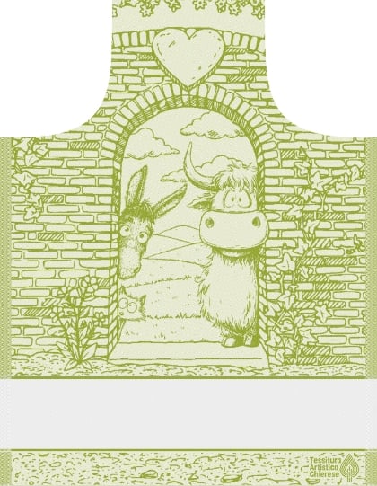 Mandil - Happy Farm - Verde