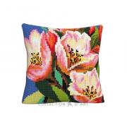Cojín - Estampado floral colorido - Tulipanes