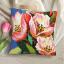 Cojín - Estampado floral colorido - Tulipanes